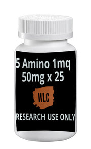 5 Amino 1MQ 50mg x 25 Tabs
